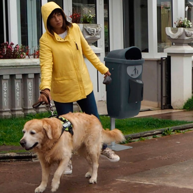 Paperera Canina Beagle Bin amb dispensador de bosses